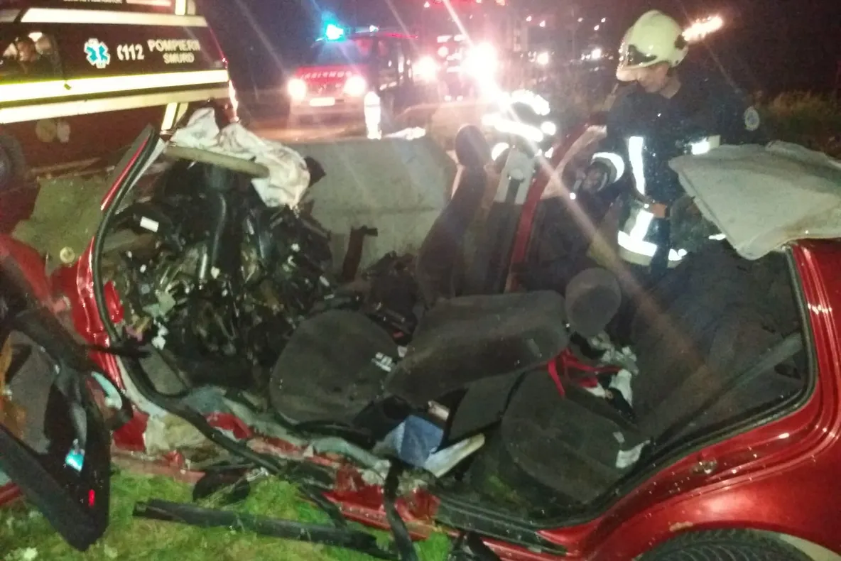 UPDATE Accident mortal în apropiere de Teregova, pe DN 6 FOTO