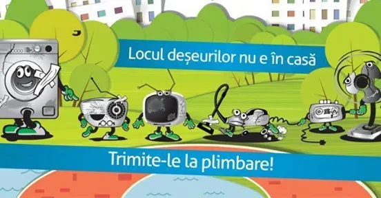 Campanie de informare și colectare deșeuri de echipamente electrice și electronice (DEEE) în Mehadia și Topleţ