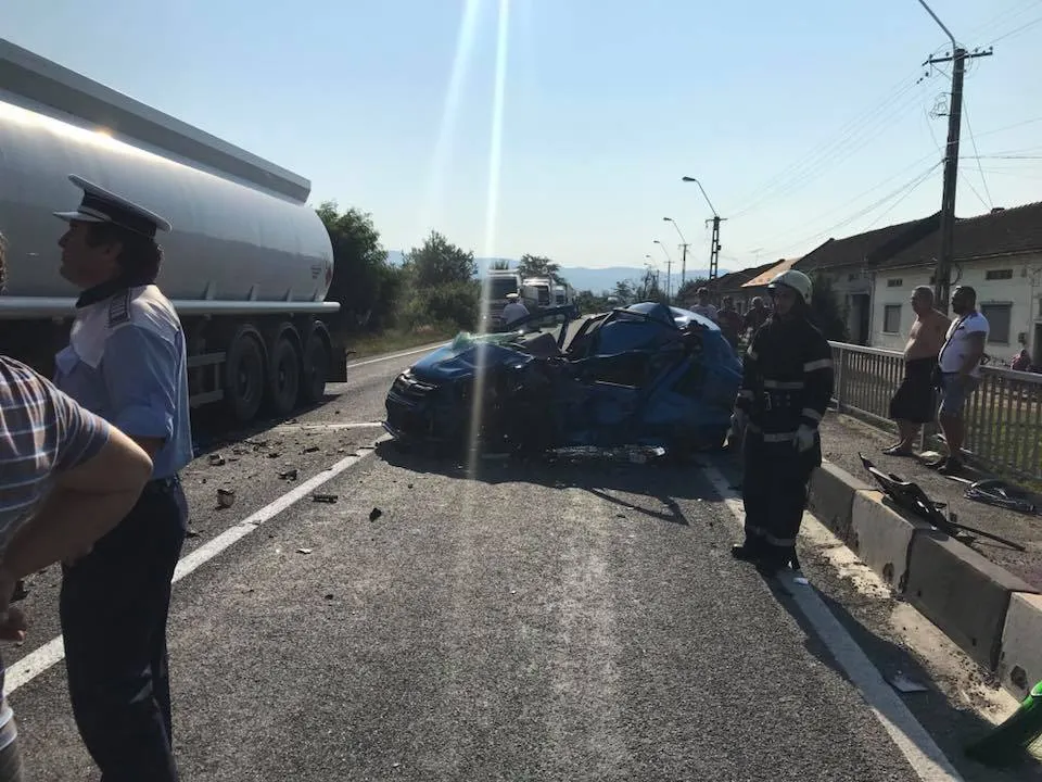 Ziua și accidentul mortal, de astă dată DN 6 a luat tribut FOTO