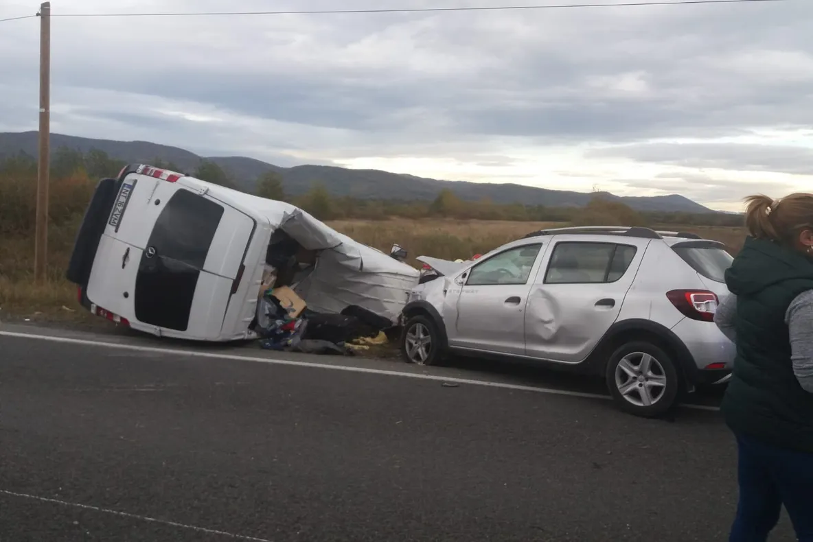 Accident mortal pe DN 6, pompierii au activat planul roșu de intervenție FOTO VIDEO