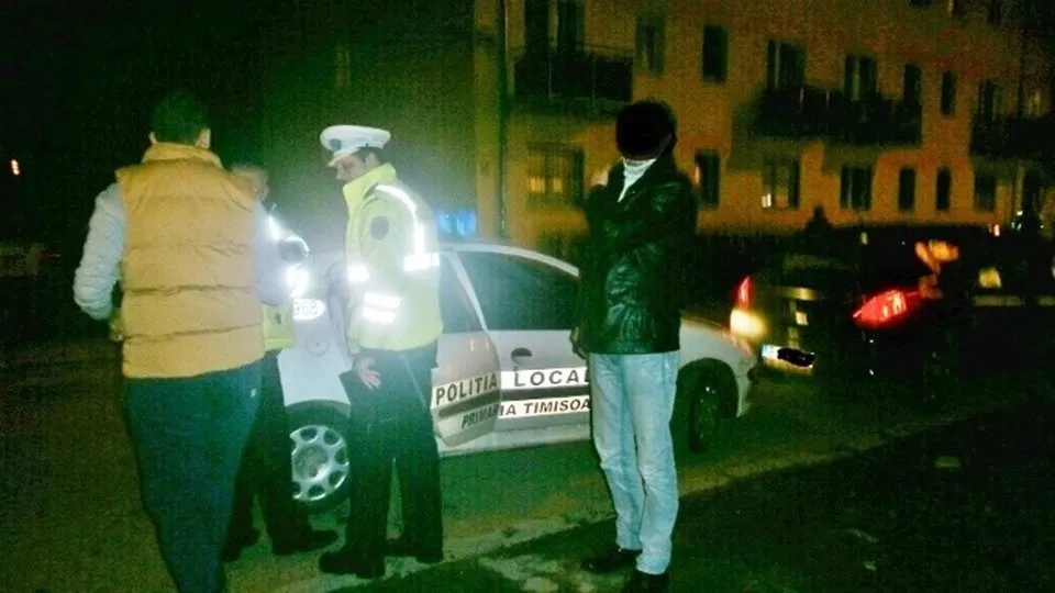 Gugulan pălit cu o scândură în Complexul Studențesc din Timișoara