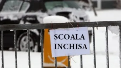 Școli închise și astăzi în Caraș-Severin