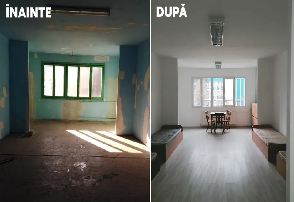 Condiții de calitate pentru elevii școlii duale, după reabilitarea căminul