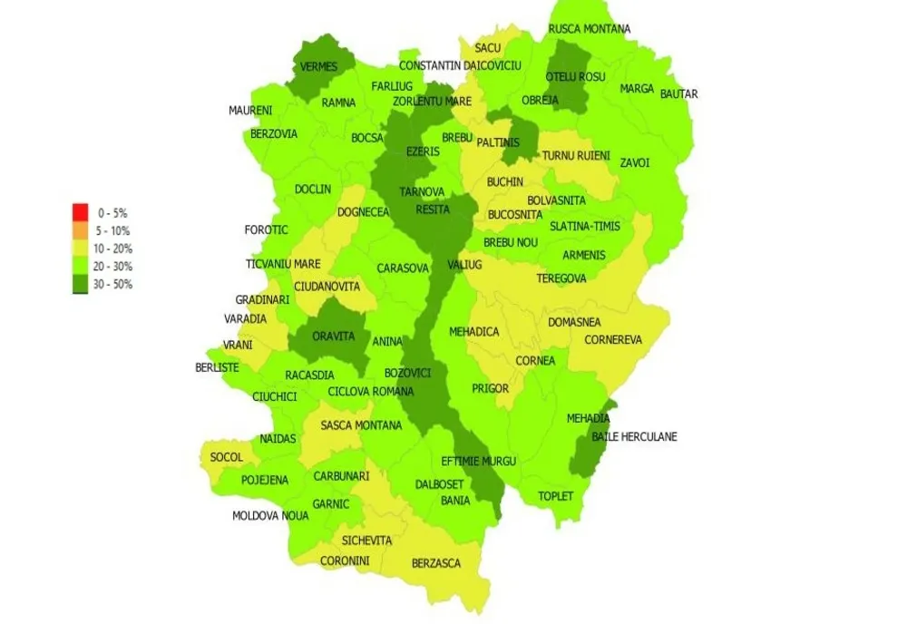 Rată mică de vaccinare în Caraș-Severin. În peste 60% dintre localitățile județului, acoperirea vaccinală este sub 25%