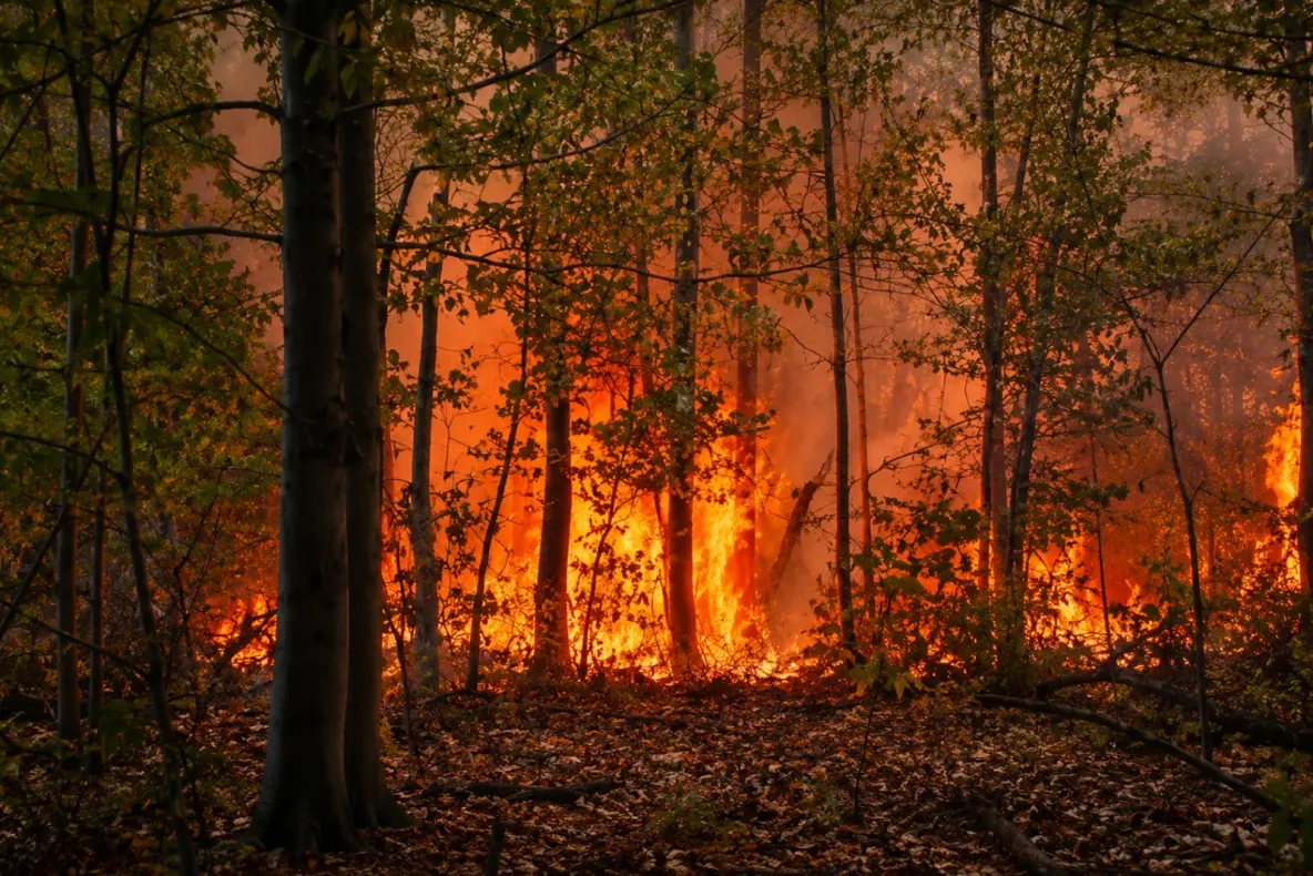 Incendii uriașe de vegetație pe Valea Cernei. Peste 60 de hectare de teren ard ca o torță -VIDEO