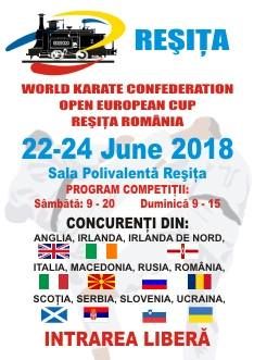 Cupa Europeană la karate WKC a debutat la Reșița