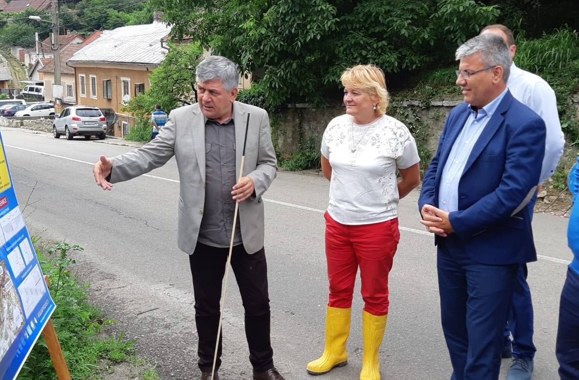 Ioan Deneș, ministrul apelor și pădurilor, vizită de lucru în Caraș-Severin