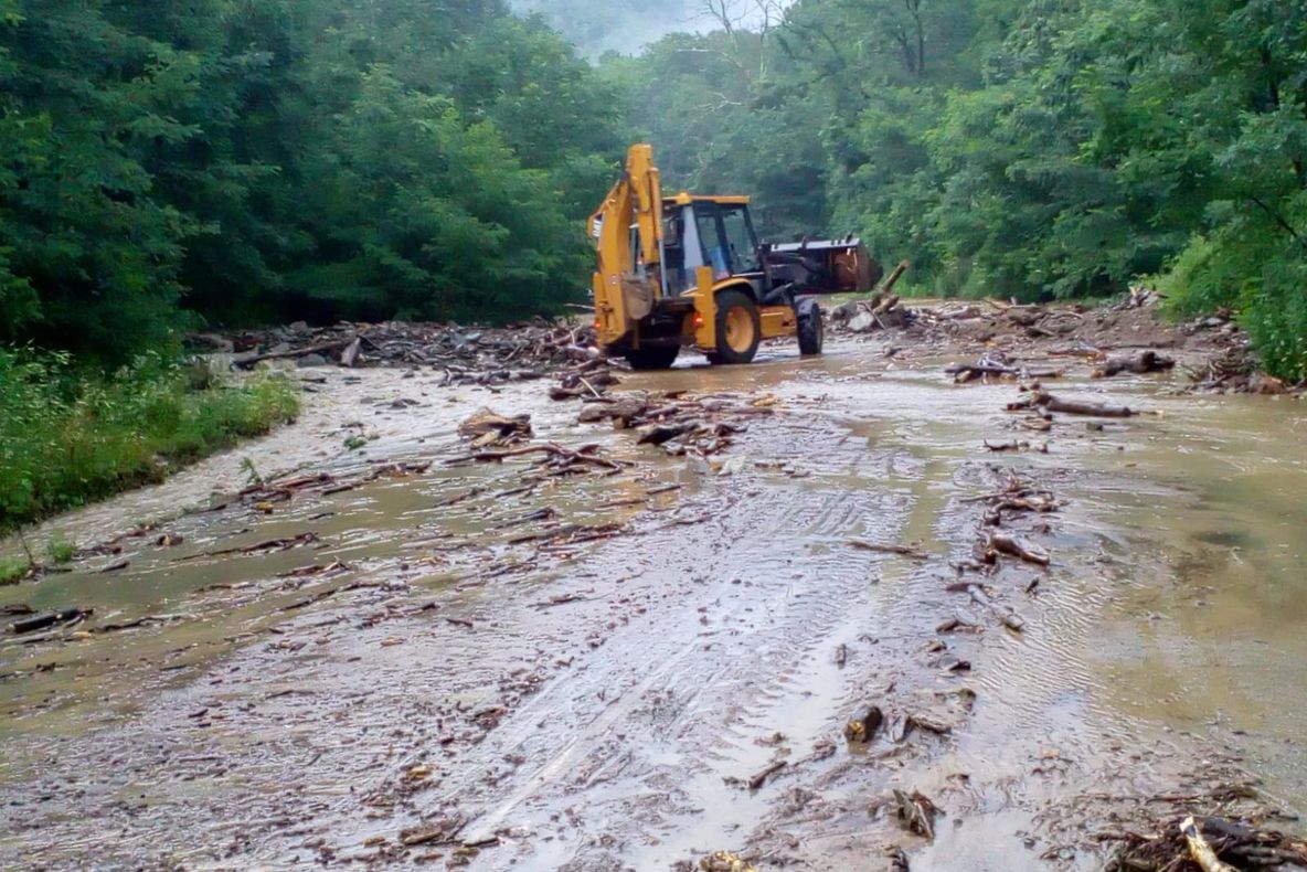 Circulație îngreuiată pe Clisura Dunării din cauza aluviunilor UPDATE