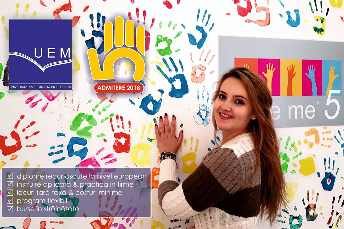 Înscrieri la Universitatea ”Eftimie Murgu” din Reșița