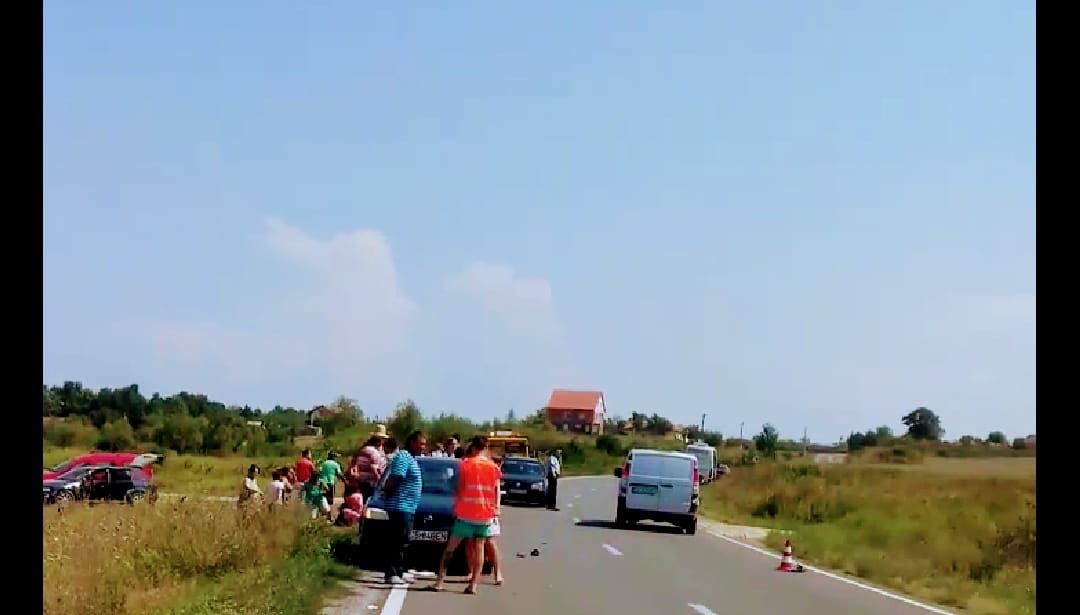 Accident mortal pe DN 58 B VIDEO