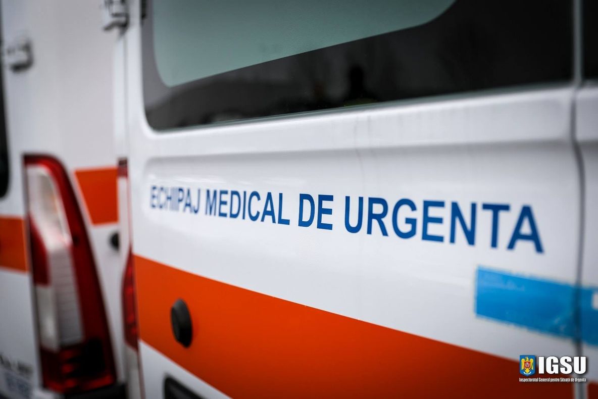 Accident mortal cu o ambulanță