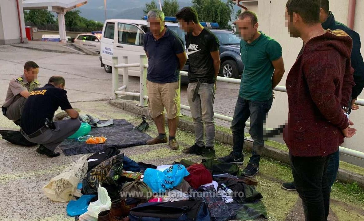 Rețea de migranți și călăuze destructurată în sud-vestul țării FOTO-VIDEO