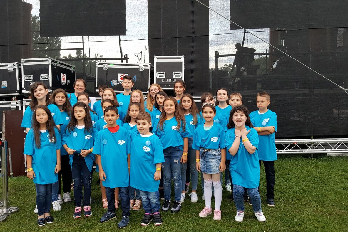 Corul STELUŢE pe scena Cantus Mundi București Fest 2019