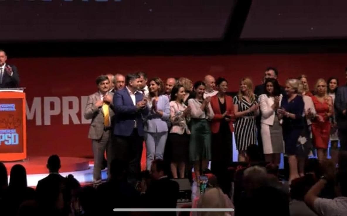 Luminița Jivan lângă Viorica Dăncilă la Congresul extraordinar al PSD