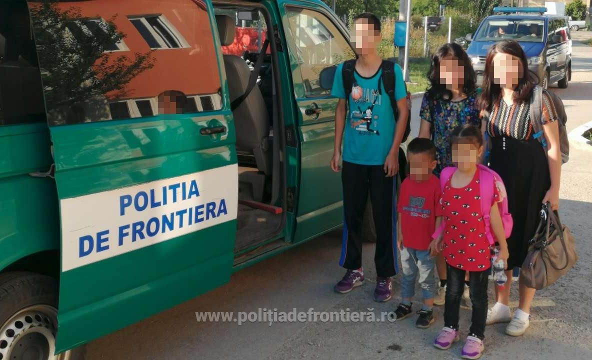 Trei minori, din China, chinuiți de mama lor pentru a intra în România pe frontiera verde VIDEO