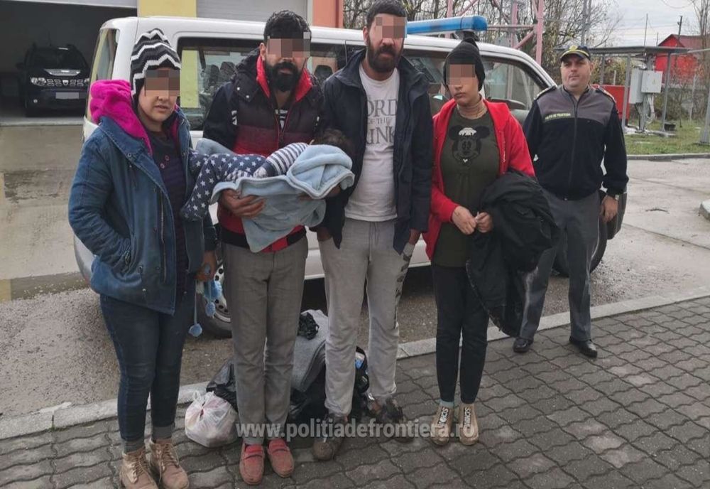 Bebeluș înfrigurat identificat la frontiera cu Serbia, cinci irakieni voiau să ajungă în Occident