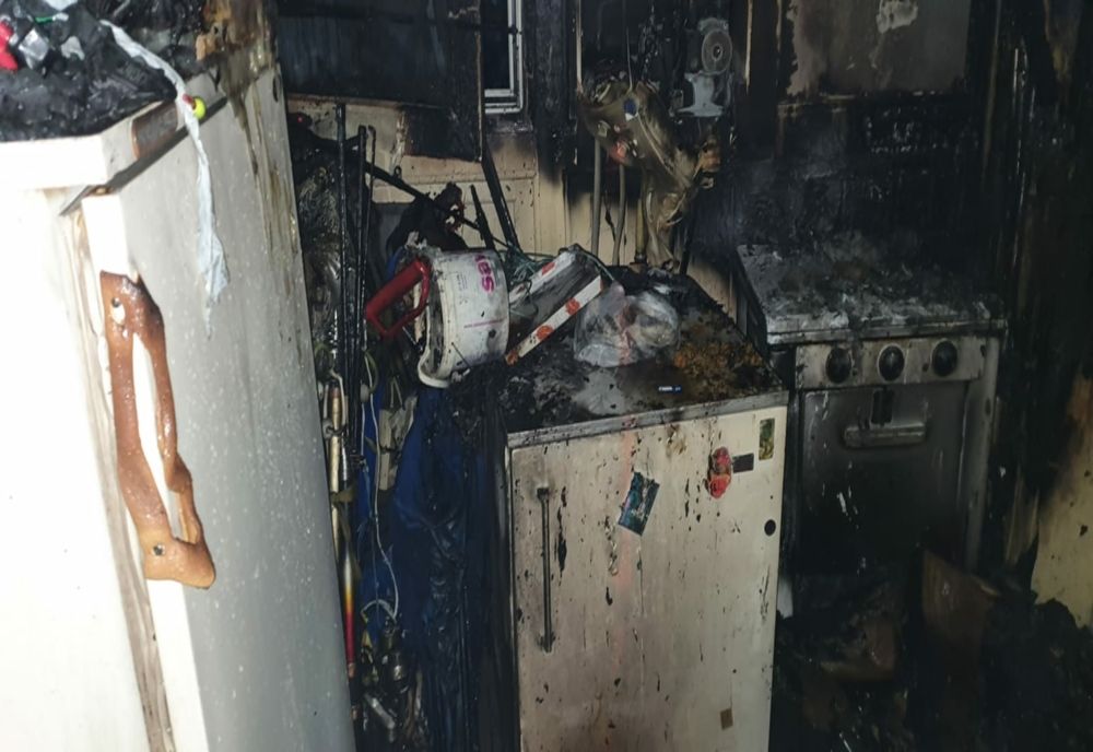 Incendiu într-un apartament din Reșița