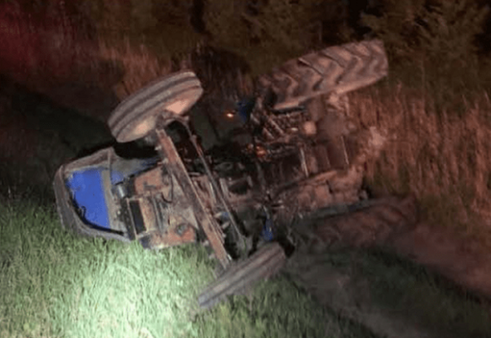Bărbat ucis de tractorul pe care îl conducea