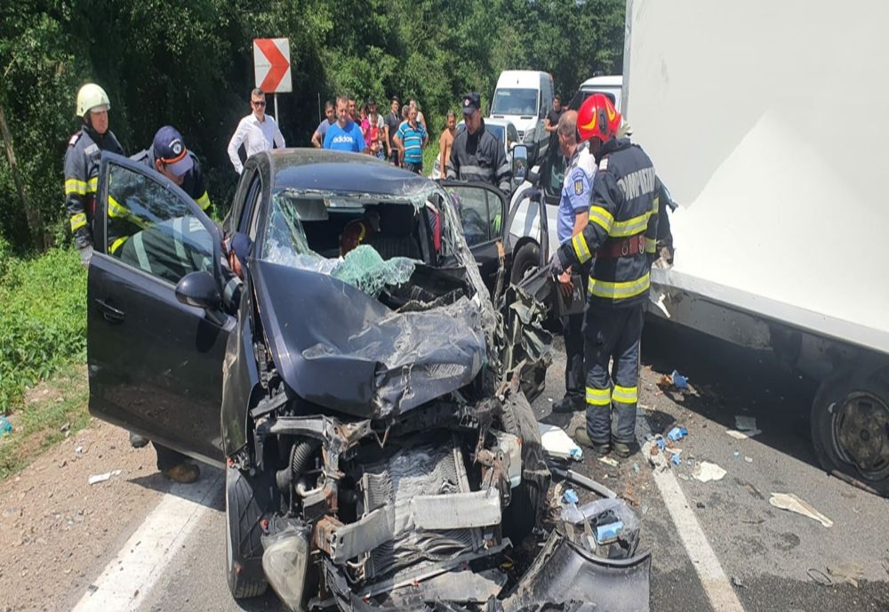 Accident cu două victime în zona Moniom