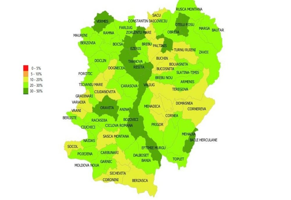 Rată mică de vaccinare în Caraș-Severin. În peste 60% dintre localitățile județului, acoperirea vaccinală este sub 25%