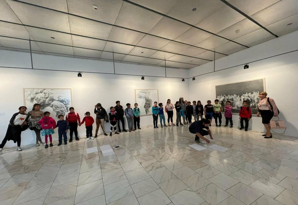 Copiii au avut întâlnire cu arta contemporană