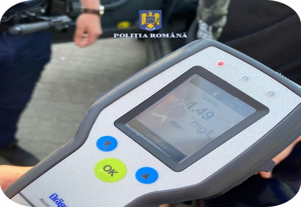 Beat la volan, pe o stradă dintr-o localitate din Caraș-Severin La așa alcoolemie nu se putea deplasa în siguranță nici ca pieton