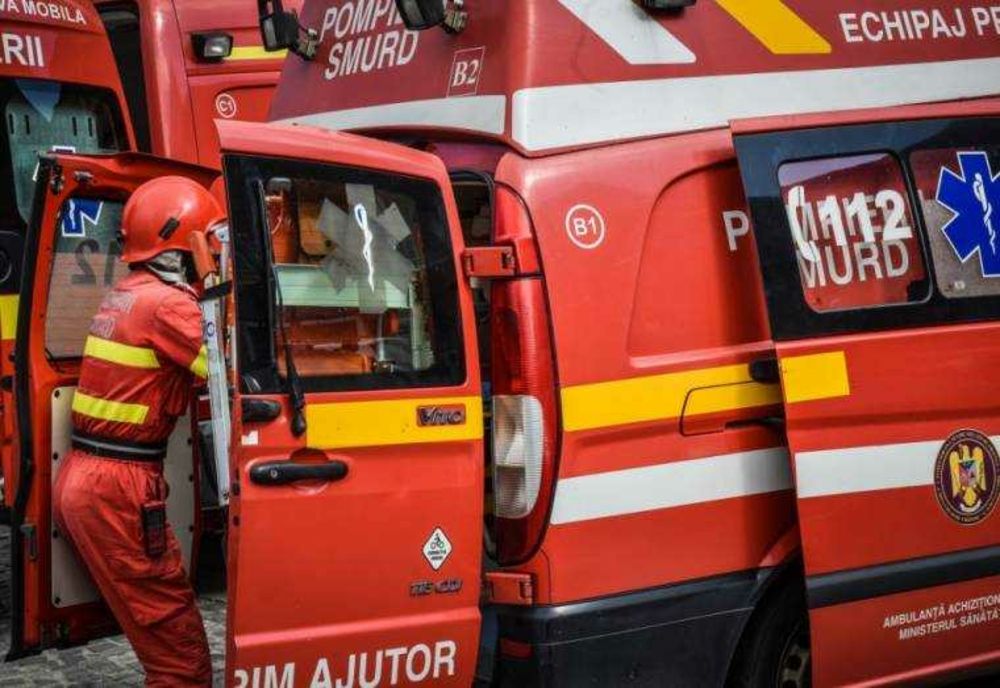 ACCIDENT RUTIER CU O AUTOSPECIALĂ DE POLIȚIE LA OȚELUL ROȘU
