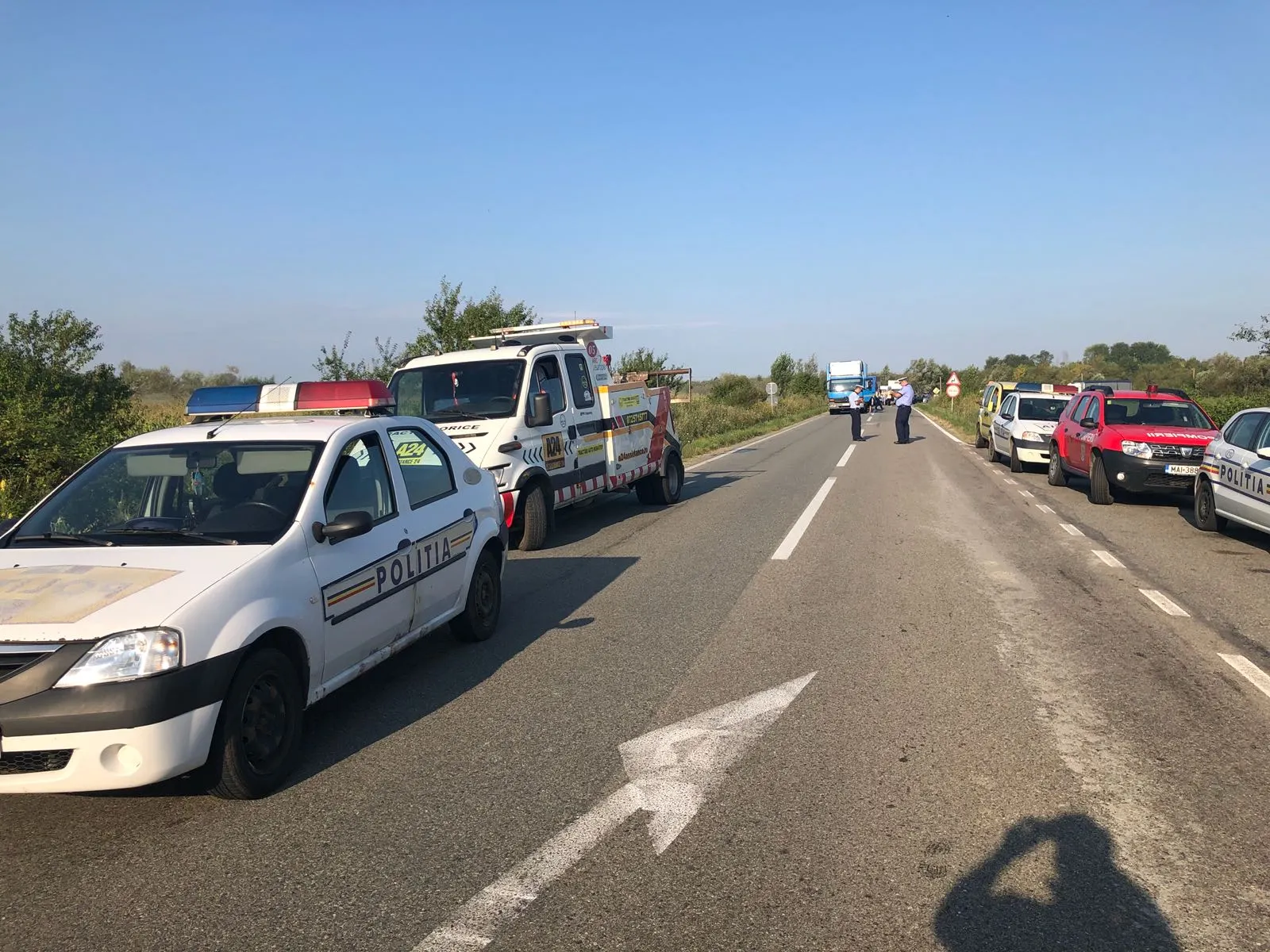 acident grav DN 58 coada