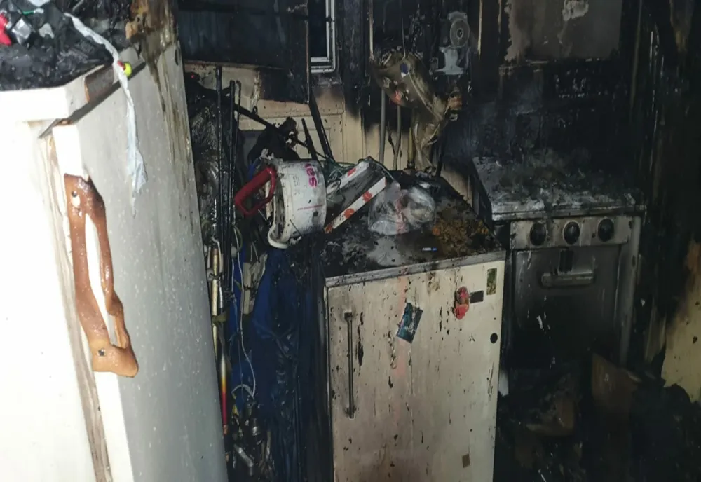 Incendiu într-un apartament din Reșița