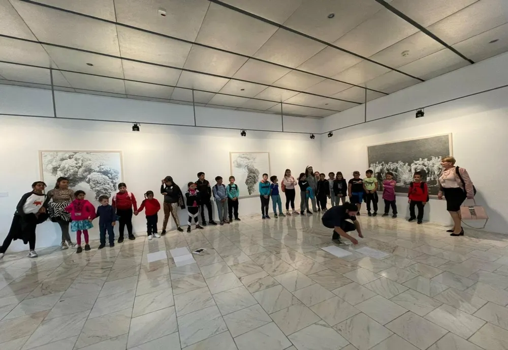 Copiii au avut întâlnire cu arta contemporană