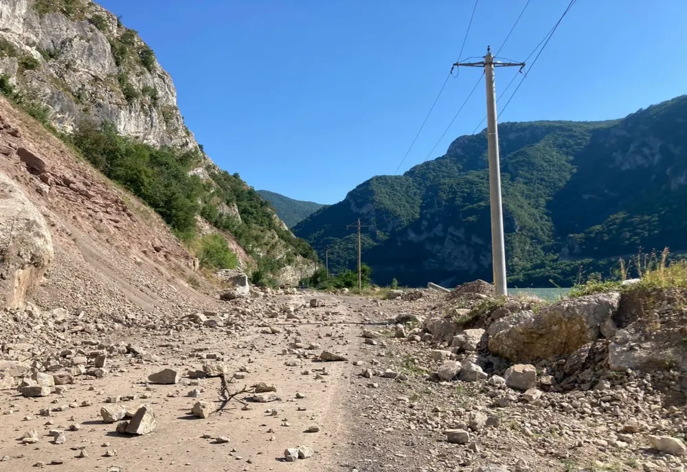 Se redeschide circulația rutieră pe DN 57, în Clisura Dunării