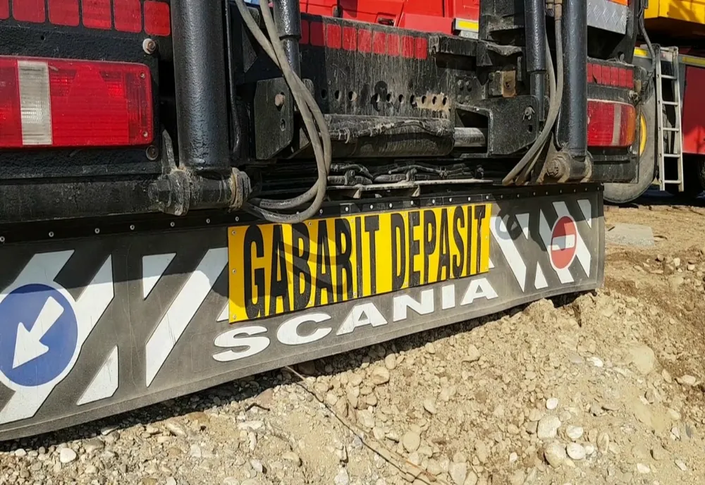 Transporturi agabaritice pe centura municipiului Caransebeș și pe DN 6