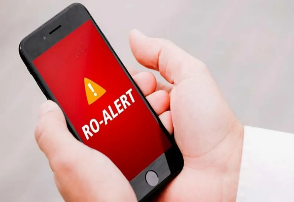 MESAJ RO-ALERT PENTRU ZONA DE NORD A JUDEȚULUI TULCEA PRIVIND POSIBILITATEA CĂDERII UNOR OBIECTE DIN SPAȚIUL AERIAN