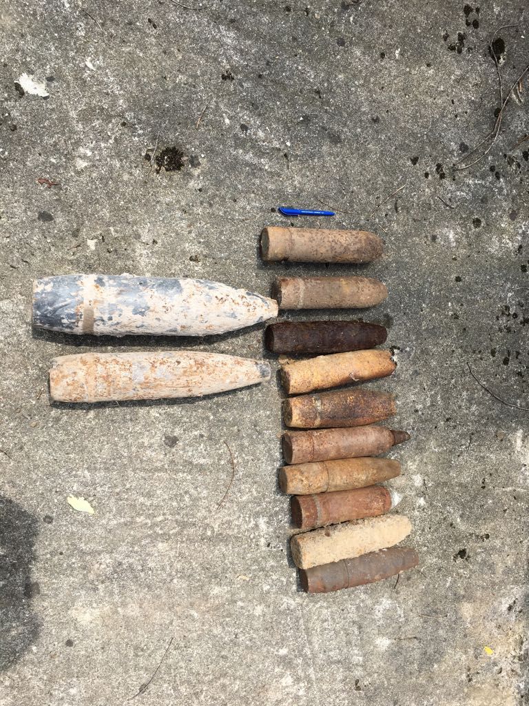 proiectil ne explodat halda de zgură