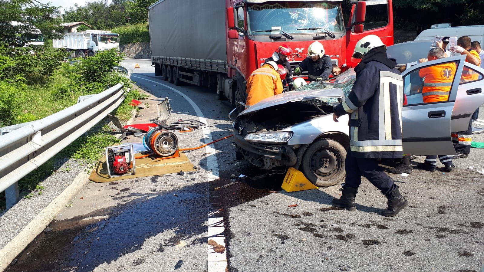 Accident mortal pe DN 6 Centura Domasnea8
