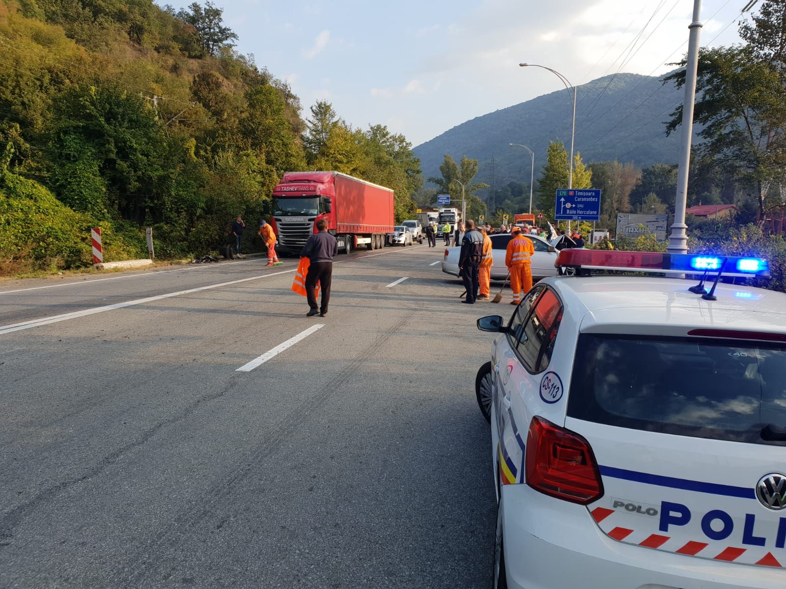 Accident mortal DN 6 dinspre Orșova4
