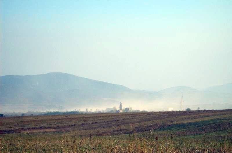 poluare cu praf la Moldova Noua GEC Nera (5)