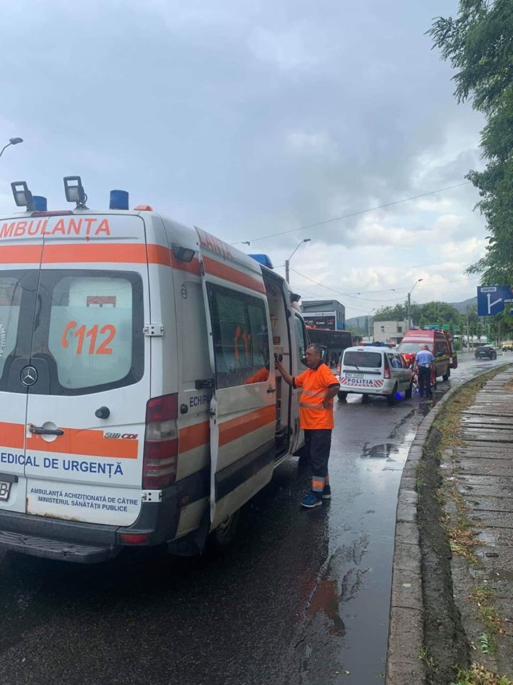 Accident Calea Timișorii Reșița 29 iul 2