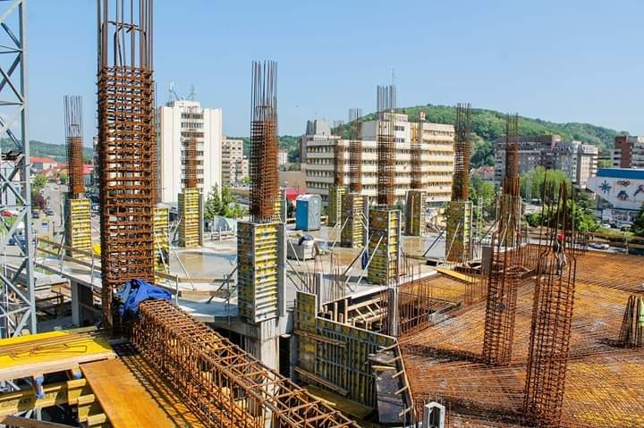 Șantier construcție City Centre Reșița (2)