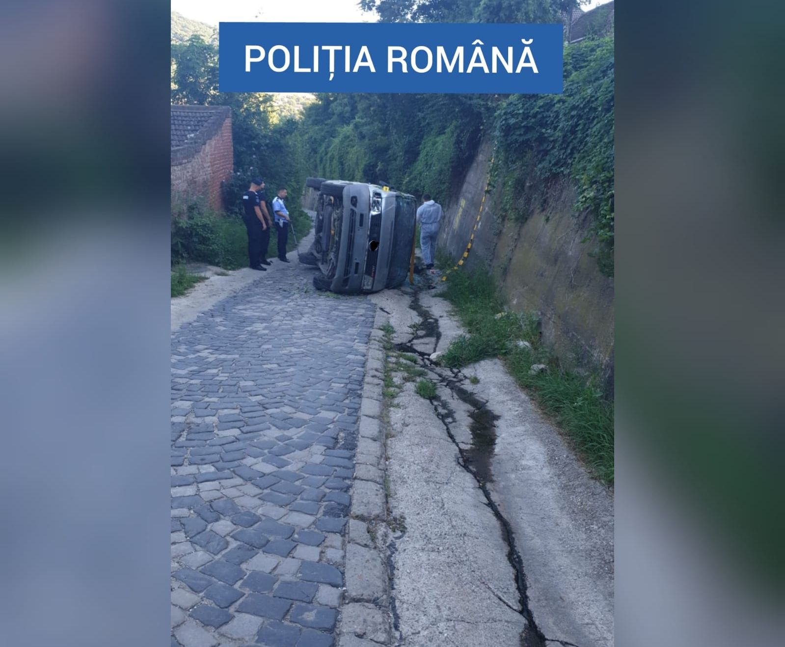 Accident mașină răsturnată Rândul III