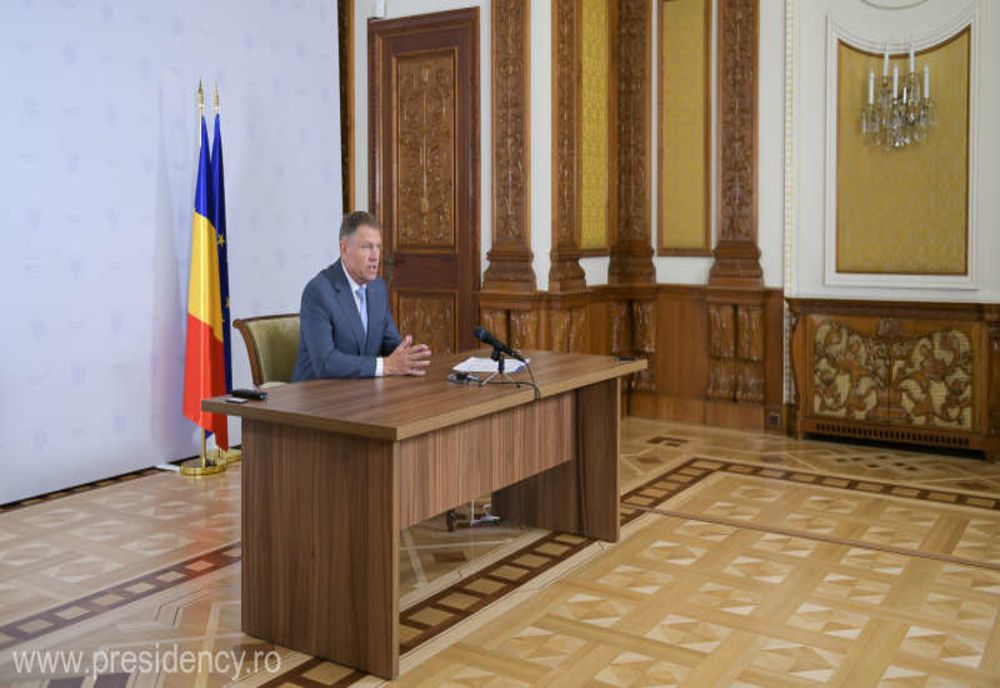 Preşedintele Klaus Iohannis participă, joi, la videoconferinţa Consiliului European pe tema măsurilor privind gestionarea pandemiei COVID-19