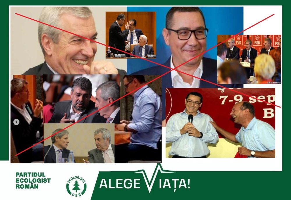 Ecologiştii (PER) acuză partidele parlamentare de ipocrizie şi fraternitate politică în modificarea legislaţiei electorale