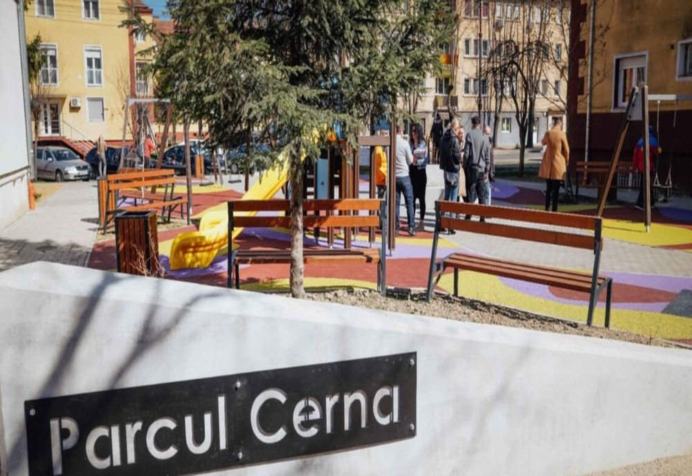Primăria Reșița a inaugurat Parcul Cerna