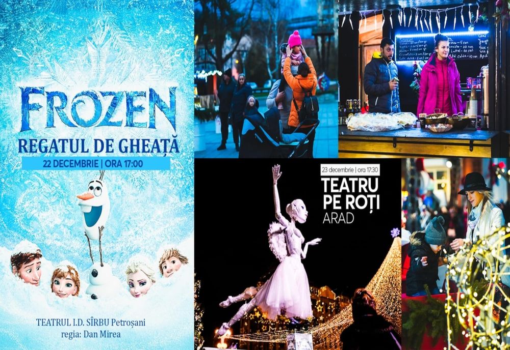  Reșița: weekend plin, la Targul de Crăciun din Centrul Civic