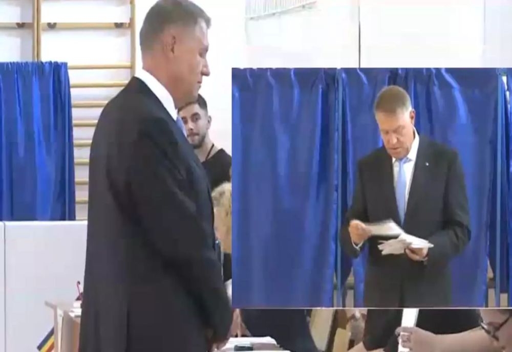 Președintele Klaus Iohannis a votat: ”Vă invit pe toți să poftiți la vot”