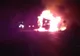 Un TIR încărcat cu ceai a luat foc pe Dealul Ciregău FOTO