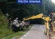 Un autoturism de teren s-a dat peste cap pe drumul spre Semenic
