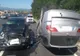 O mașină condusă de un cărășan a ajuns cu roțile în sus pe Dealul Hațegului