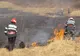 Zeci de intervenții ale pompierilor cărășeni la incendiile de miriște