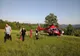 Intervenție a elicopterului SMURD pentru salvarea unui bărbat care a căzut dintr-un copac